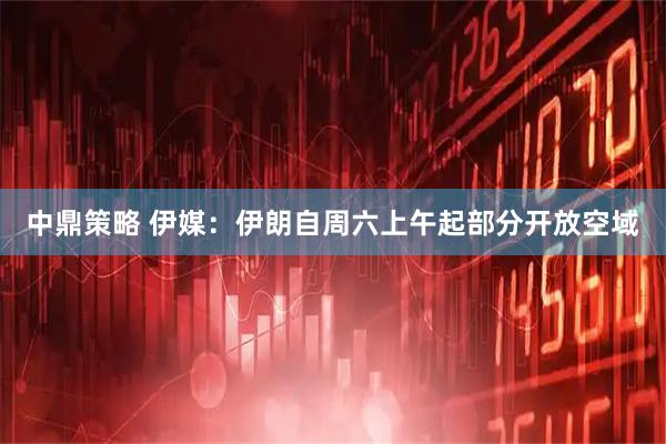 中鼎策略 伊媒：伊朗自周六上午起部分开放空域