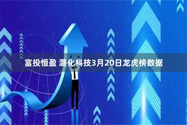 富投恒盈 潞化科技3月20日龙虎榜数据